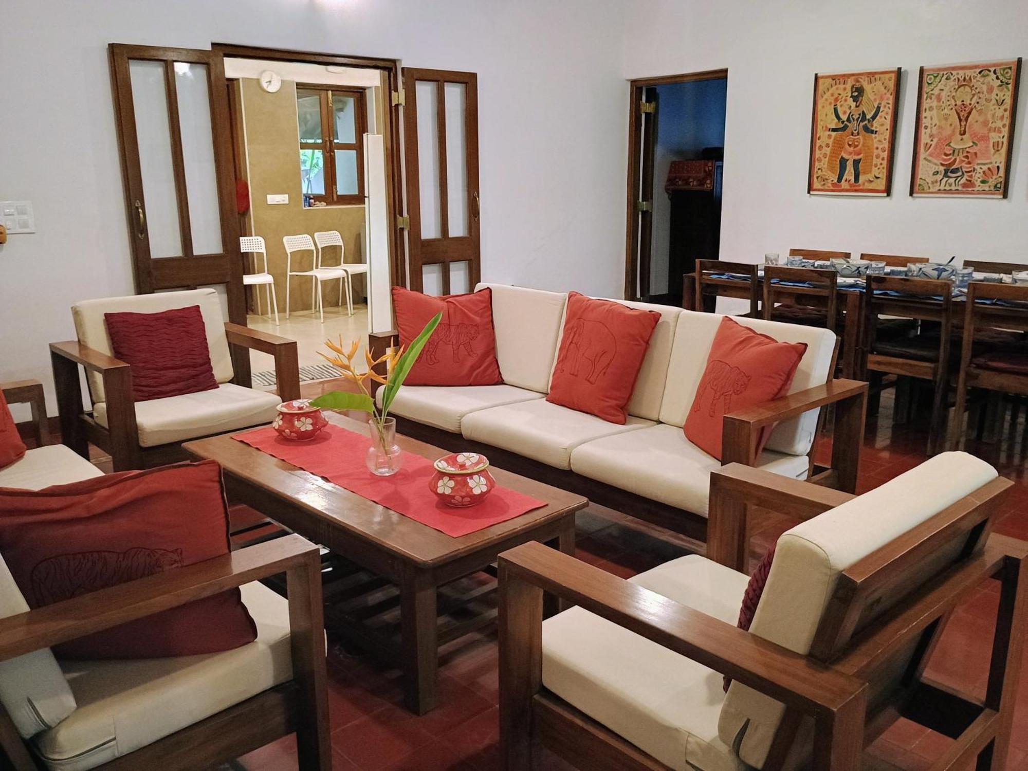 Banyan House - Luxurious 4 Bedroom Villa On One Acre, Near The Beach Nagaon  Eksteriør bilde
